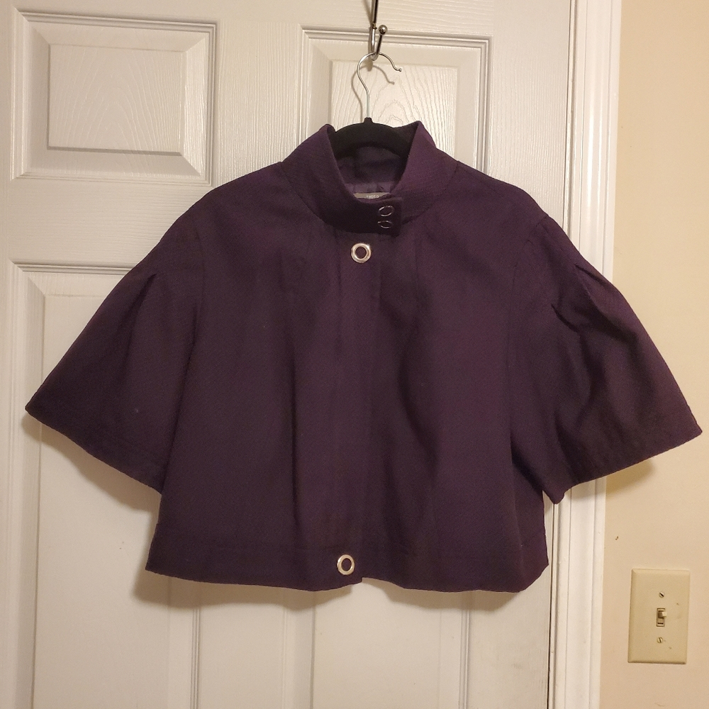 Used Purple short sleeve jacket